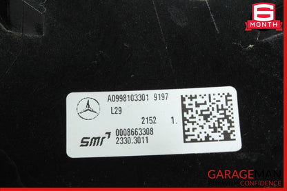 21-23 Mercedes W223 S580 Front Left Side Mirror Cover Trim Panel Black OEM