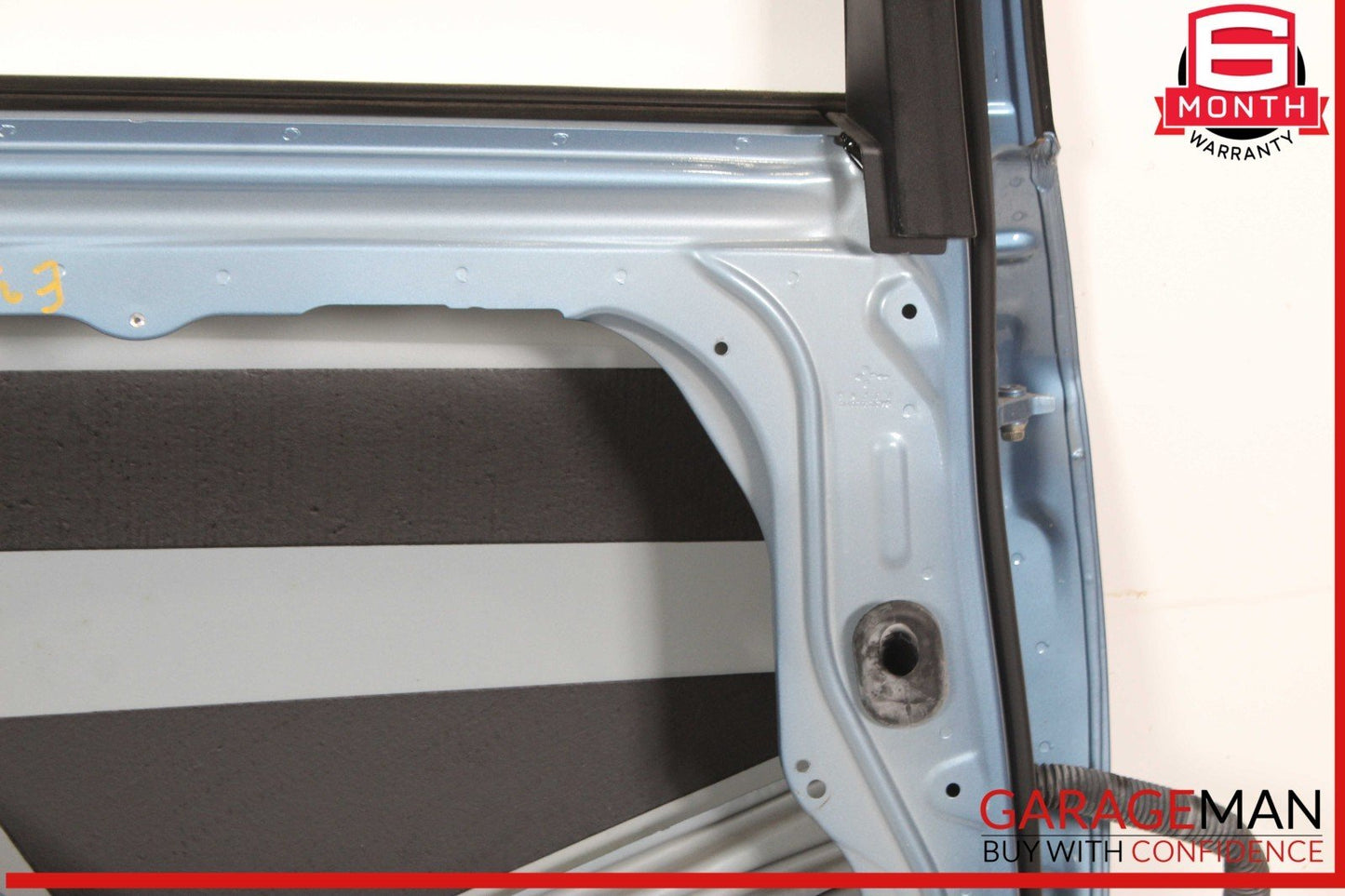 10-16 Mercedes W212 E350 E63 AMG Sedan Rear Left Side Door Shell Silver OEM