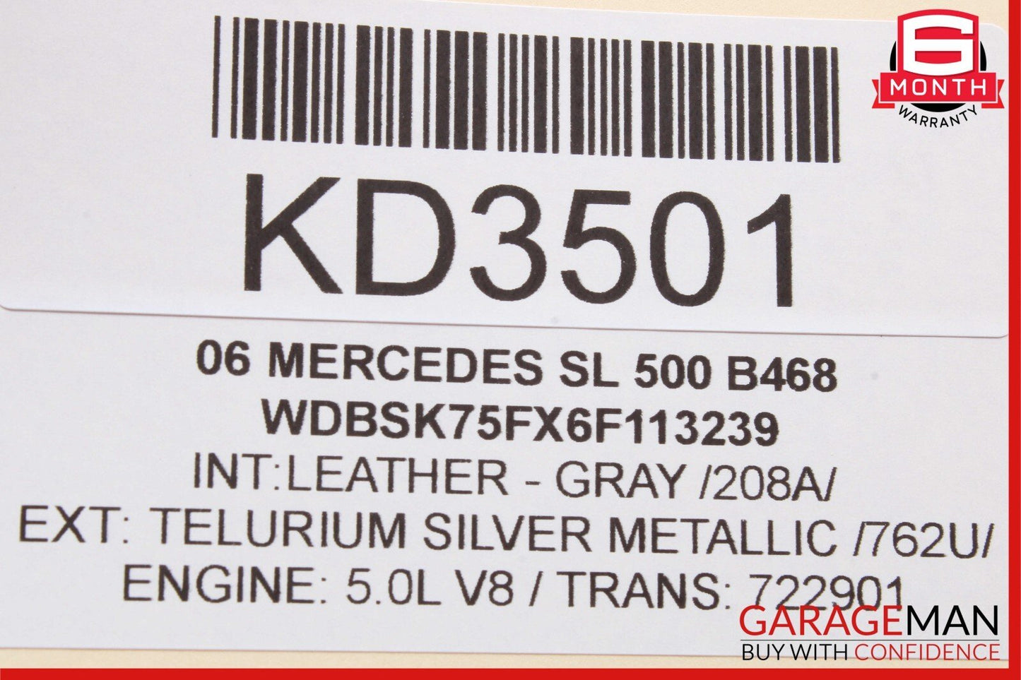 03-11 Mercedes SL500 CLS550 E550 Sirius Satellite Radio Receiver Module Unit OEM