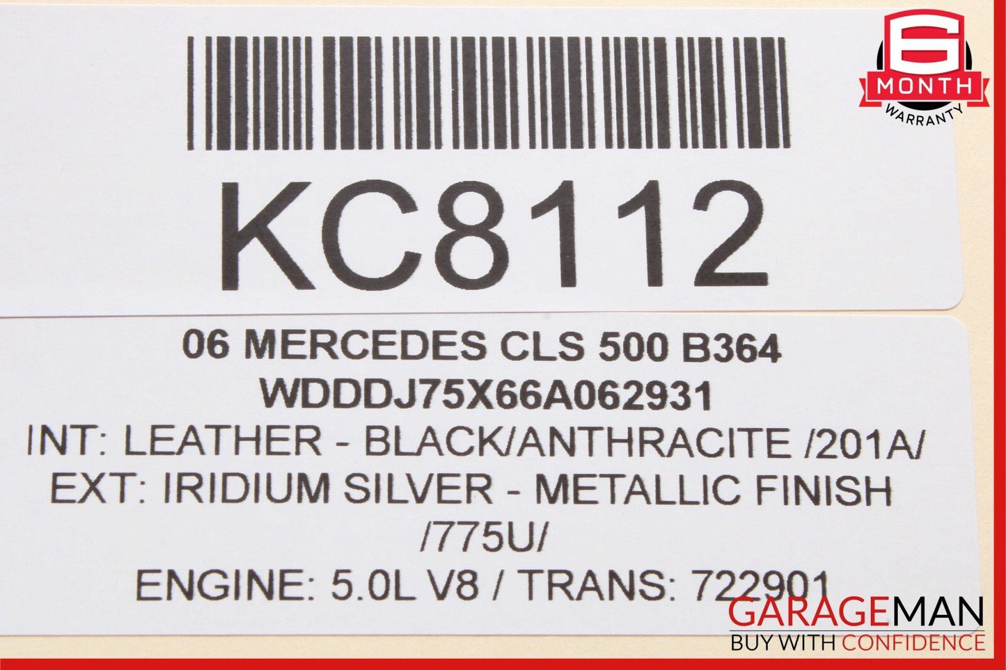 06-11 Mercedes W219 CLS500 Front or Rear Right Side Door Window Regulator Motor