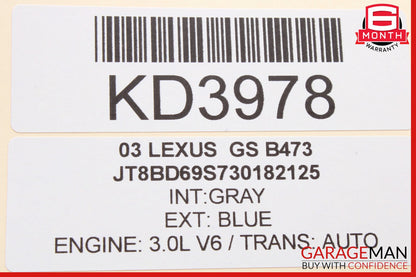 00-05 Lexus GS300 Rear Left Driver Side Exterior Door Handle OEM