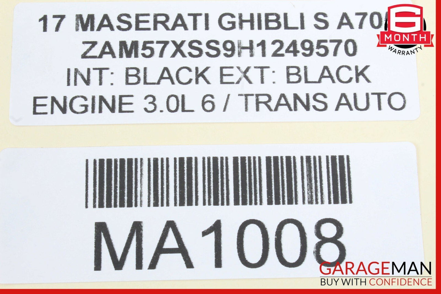 14-17 Maserati Ghibli Front Right Side Door Lock Latch Actuator Mechanism