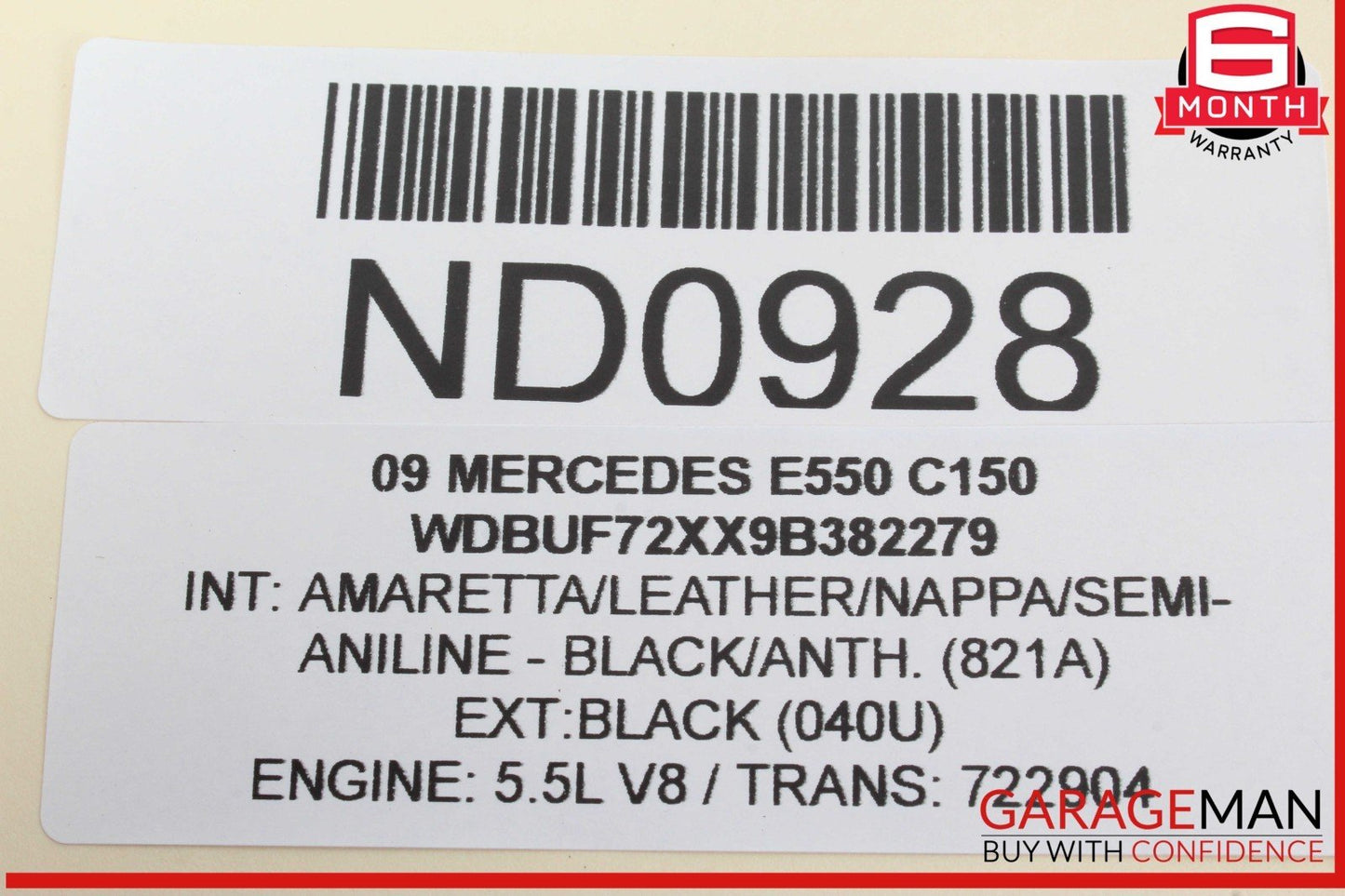 03-09 Mercedes W211 E550 E320 Front Left Driver Side Window Regulator Motor OEM