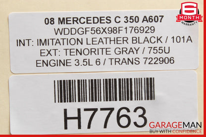08-14 Mercedes W204 C300 C350 Front Right Side Door Control Module Unit