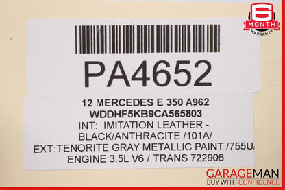 08-16 Mercedes E350 C350 RWD Rear Differential Diff Axle Carrier Assembly 2.82