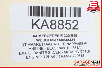 03-09 Mercedes W211 E350 E500 E280 Front Left Driver Door Lock Latch Actuator