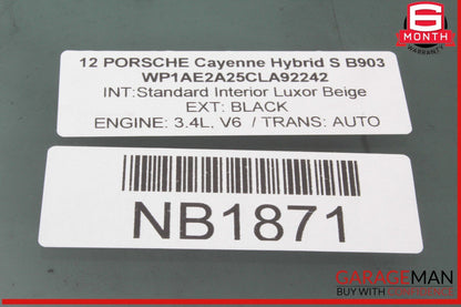 11-18 Porsche Cayenne 958 Front Right Passenger Side Door Window Auto Glass OEM