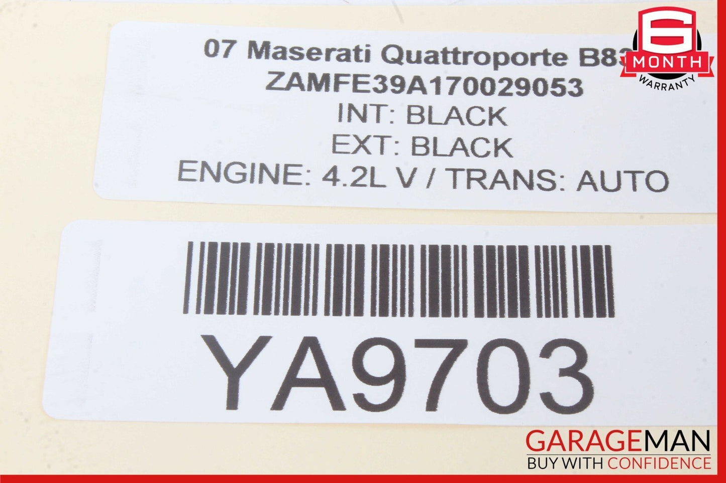 03-13 Maserati Quattroporte M139 Rear Right Side Door Panel Trim Panel Wood OEM
