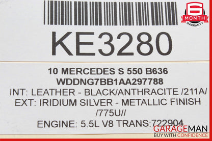 10-13 Mercedes W221 S550 E550 Active Lane Assist Front Camera 0009051600 OEM