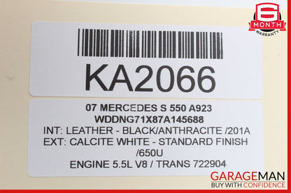 07-13 Mercedes W221 S550 S450 Rear Right or Left Side Door Control Module OEM