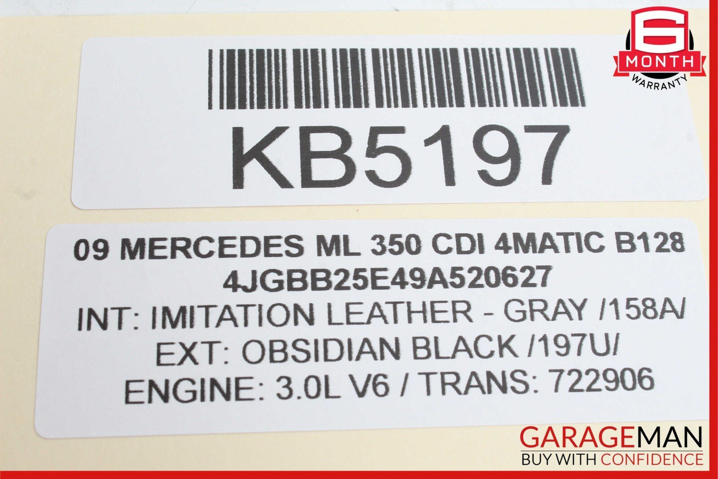 09-10 Mercedes X164 GL350 ML350 Diesel Instrument Speedometer Cluster OEM