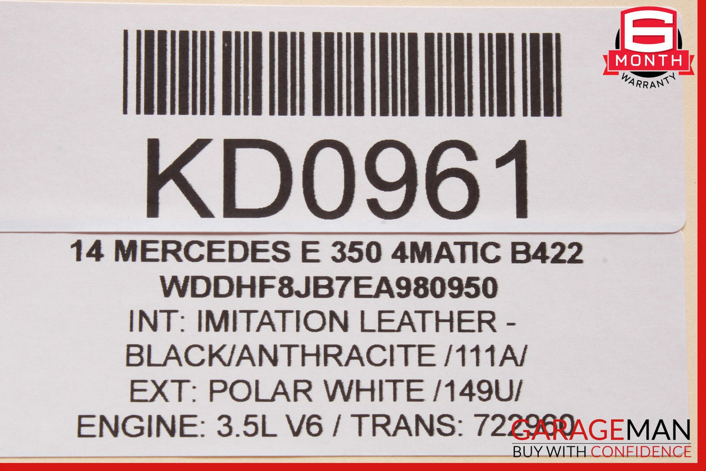 08-16 Mercedes W212 E350 C250 C350 Front Left Door Window Regulator Motor OEM