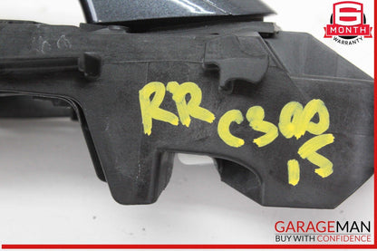 15-20 Mercedes W205 C300 Right Passenger Side Exterior Door Handle Gray OEM