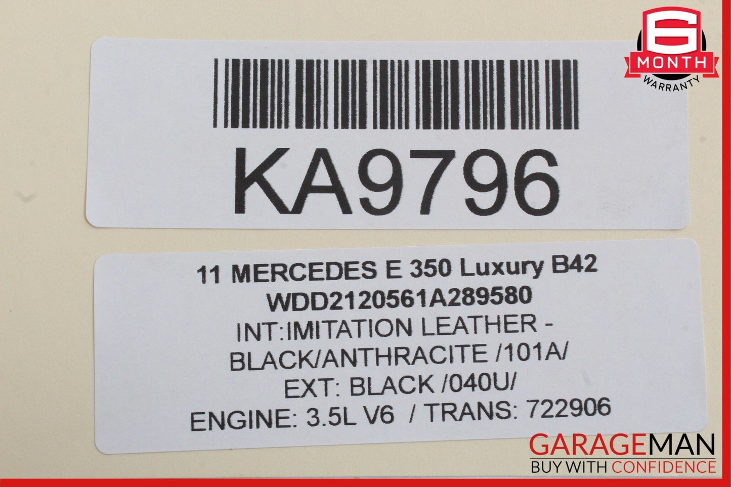 10-13 Mercedes W212 E350 Front Left Bumper Daytime Light Lamp 2128200356 OEM