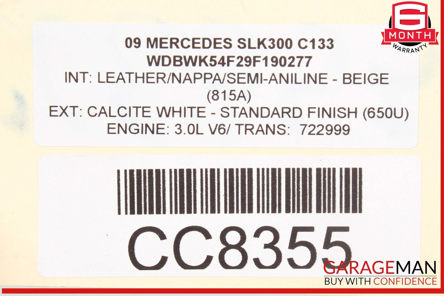 05-11 Mercedes R171 SLK300 SLK350 Rear Right Side Spindle Knuckle Hub OEM