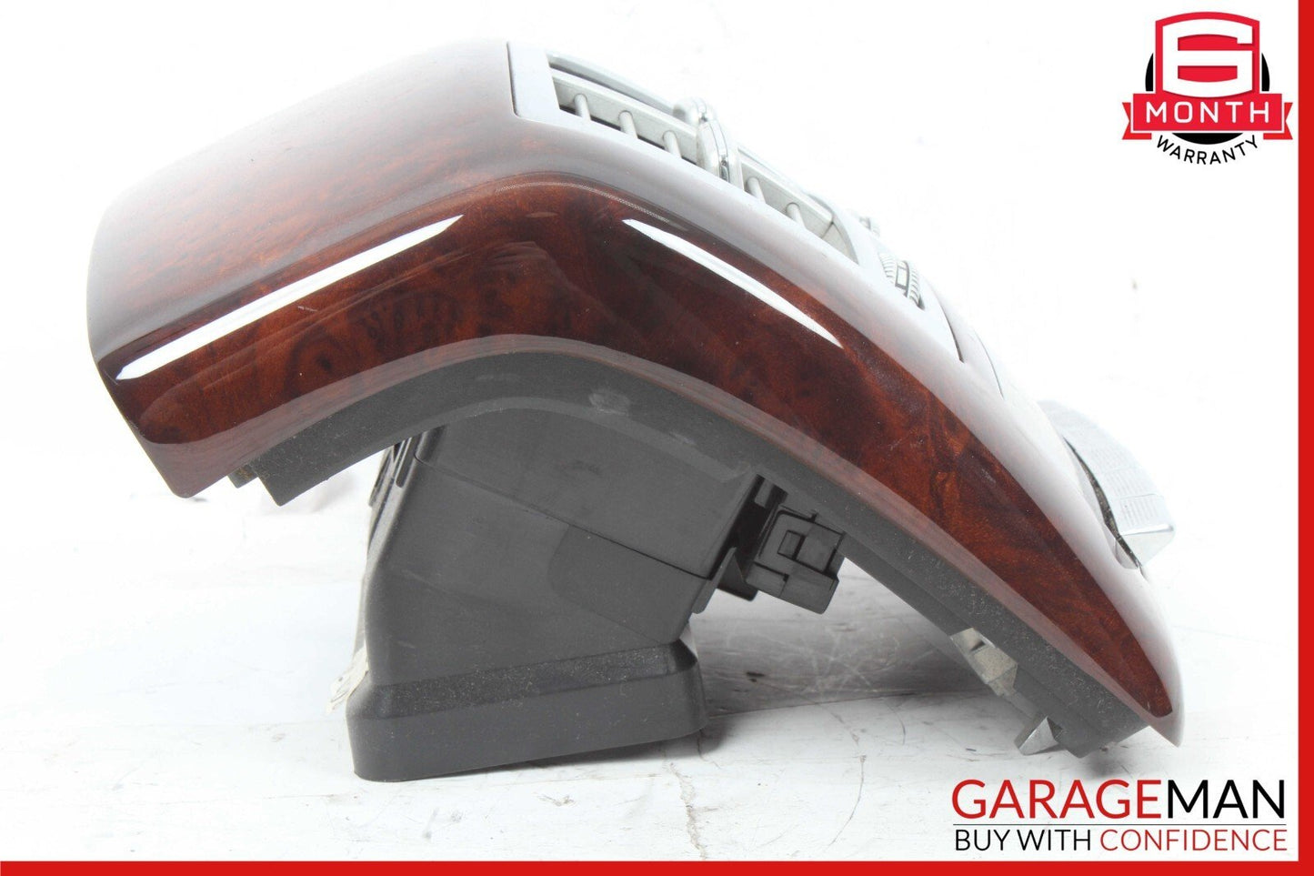 07-13 Mercedes W221 S600 S400 Rear Center Console A/C Air Vent Trim Wood OEM