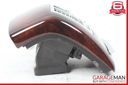 07-13 Mercedes W221 S600 S400 Rear Center Console A/C Air Vent Trim Wood OEM