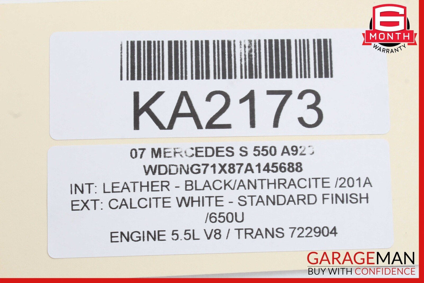 07-13 Mercedes W221 S550 S600 S350 Front Left Driver Under Seat Control Unit OEM