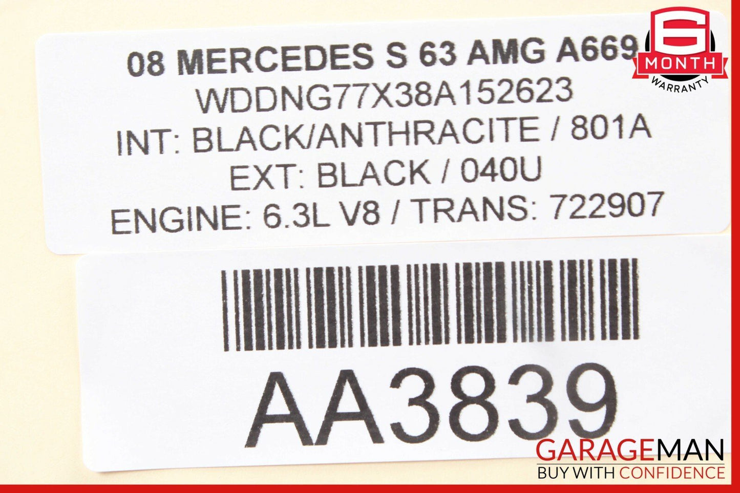 07-13 Mercedes W221 S63 S550 CL550 Rear Trunk SAM Fuse Box Module 2215403550 OEM