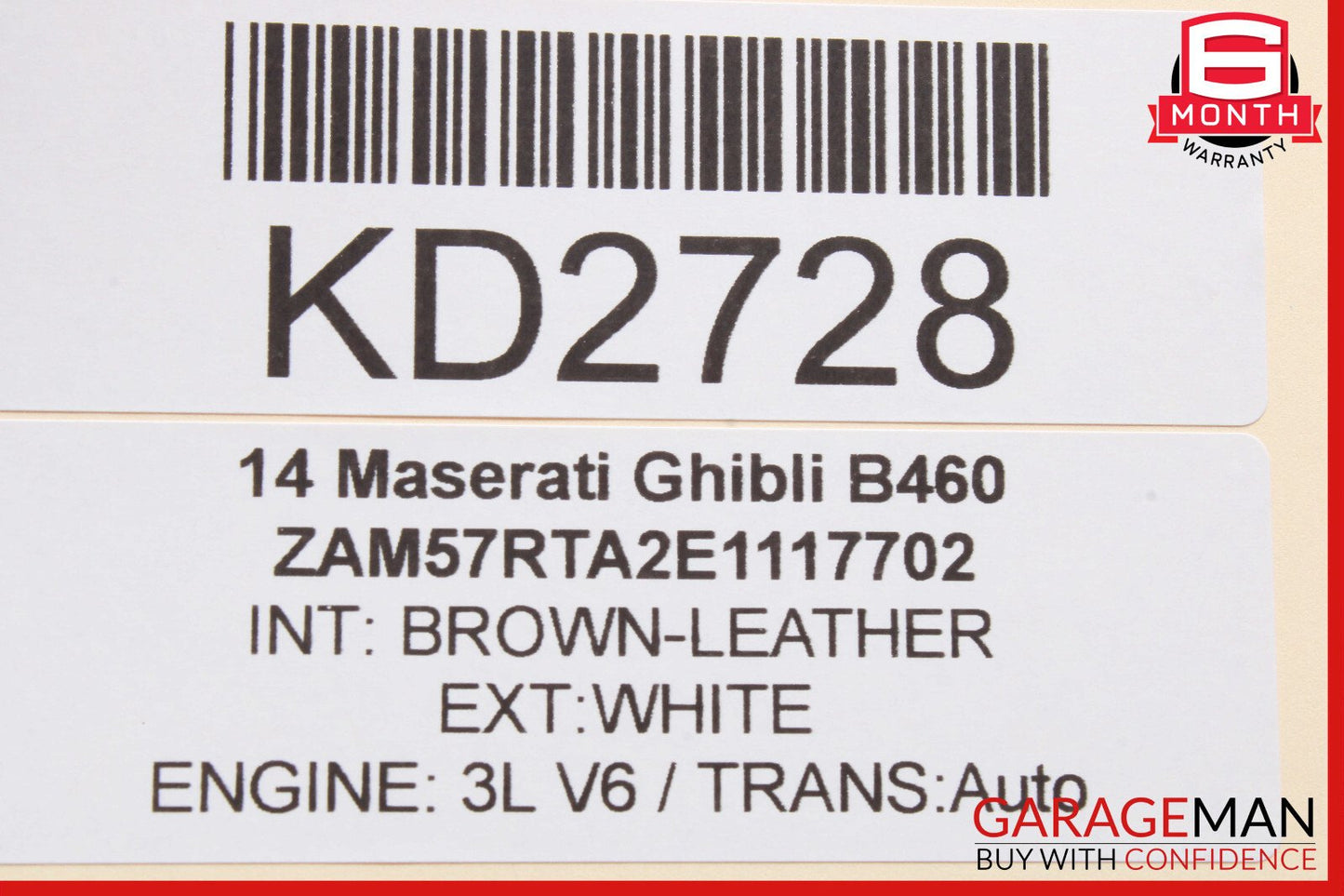 14-17 Maserati Ghibli Front Right Passenger Side Dash A/C AC Air Vent Trim Panel