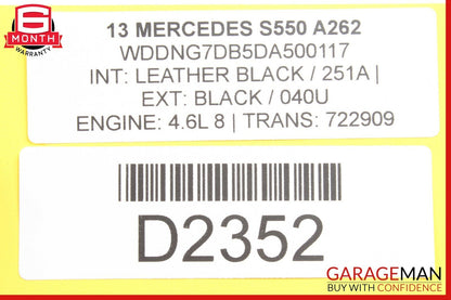 07-13 Mercedes W221 S400 CL550 Cluster Control Switch Q3 2218215451 OEM