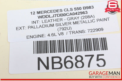 12-18 Mercedes W218 CLS550 Left Side Rear View Door Mirror w/ Blind Spot OEM