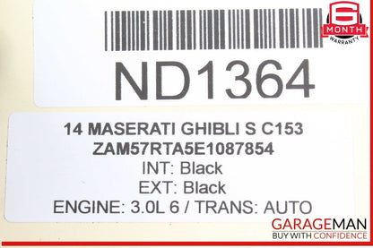 14-17 Maserati Ghibli S Steering Column Control Switches Assembly 670025007 OEM