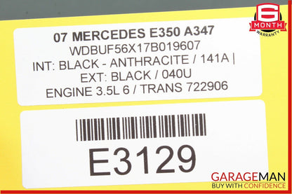 07-09 Mercedes W211 E550 E350 Front Right Seatbelt Seat Belt Received Buckle OEM