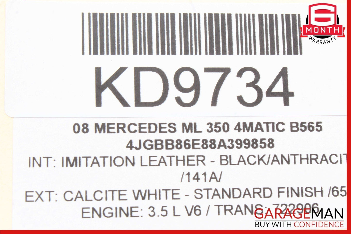 06-13 Mercedes W164 ML350 GL450 Gas Throttle Pedal Accelerator 1643000004 OEM
