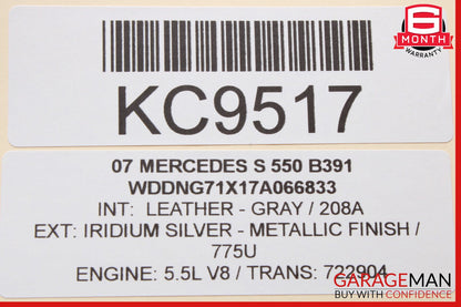 07-13 Mercedes W221 S550 S400 Front Right Side Exterior Door Handle OEM