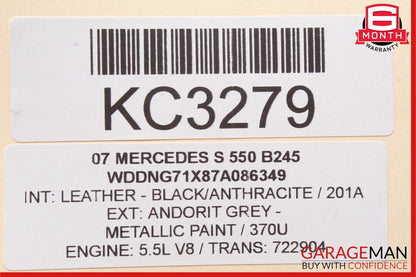 07-09 Mercedes W221 S550 S65 AMG Head Unit Navigation Command CD Player OEM