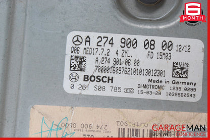 15-20 Mercedes W205 C300 GLC350e E300 M274 2.0L ECU ECM Engine Control Module