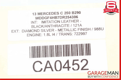 12-15 Mercedes W204 C250 SLK250 1.8L M271 Engine Oil Filter Housing