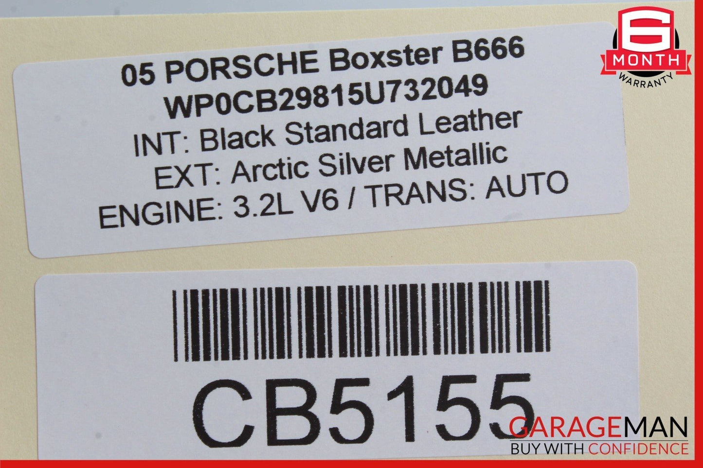 05-08 Porsche Boxster 987 Cayman Speedometer Odometer Instrument Cluster Gauge