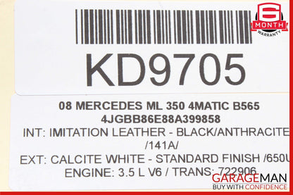 06-13 Mercedes W164 ML350 GL450 GL550 Front Left Driver Door Control Module OEM