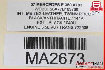 03-09 Mercedes W211 E350 E550 Front Right Passenger Door Controller Module Unit