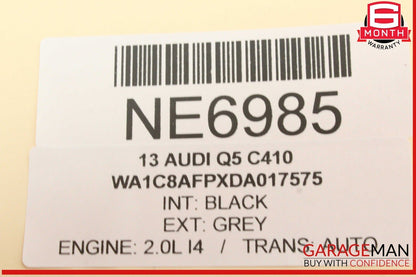 13-17 Audi Q5 S4 A4 Front Upper Windshield Interior Rear View Mirror Gray OEM