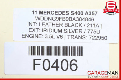 10-13 Mercedes W221 S400 Hybrid EVAP Fuel Evaporator Box Charcoal Canister OEM