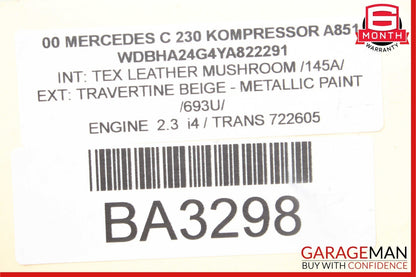 98-00 Mercedes W202 C230 C280 Front Right Passenger Door Window Regulator Motor