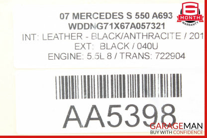 07-13 Mercedes W221 S550 Front Left Driver Side Seat Switch Control Module OEM