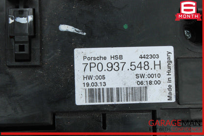 11-18 Porsche Cayenne 958 AWD Rear Trunk Fuse Relay Junction Box 7P0937548H OEM