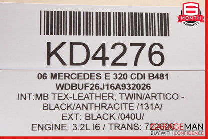 03-09 Mercedes W211 E320 E350 E500 Rear Right Side Exterior Door Handle Black
