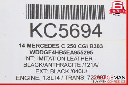 08-14 Mercedes W204 C300 C350 C63 AMG Rear Left Side Door Lock Latch Actuator