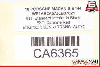 15-18 Porsche Macan S Fuel Evap Vapor Charcoal Evaporator Canister OEM