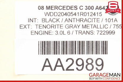 08-11 Mercedes W204 C300 C63 AMG Floor Gear Shift Shifter Selector Box OEM