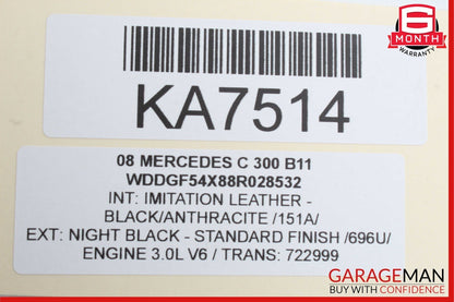 08-14 Mercedes W204 C300 C250 C63 AMG Rear Left Door Lock Latch Actuator OEM