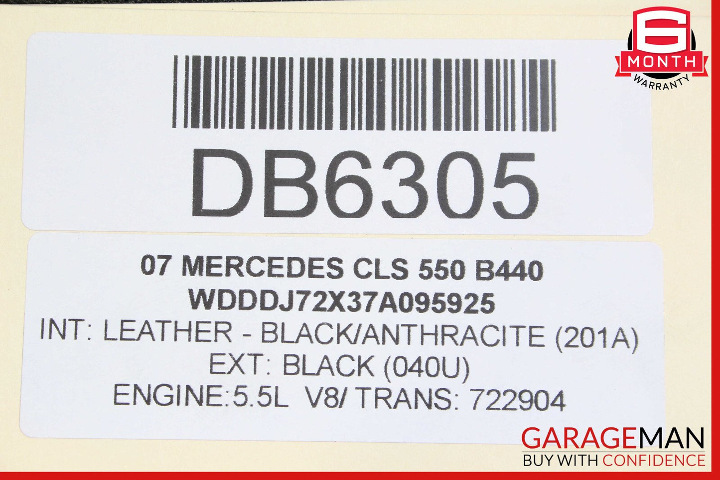 06-11 Mercedes W219 CLS500 CLS550 Top Roof Sunroof Sun Moonroof Window Glass OEM