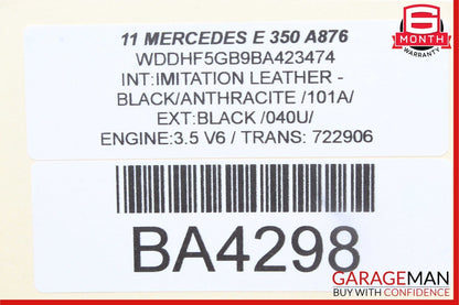 08-16 Mercedes E350 E550 C350 Front Right Side Door Window Regulator Motor Unit
