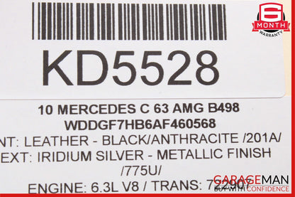 08-15 Mercedes C300 GLK350 Front / Rear Right Exterior Door Handle Keyless Go