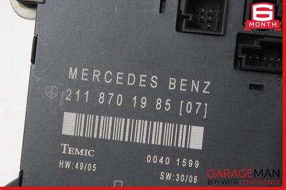 03-09 Mercedes W211 E350 E500 Front Left Side Door Control Module Unit OEM